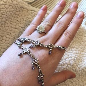 Brighton Iridescent Flower Bracelet